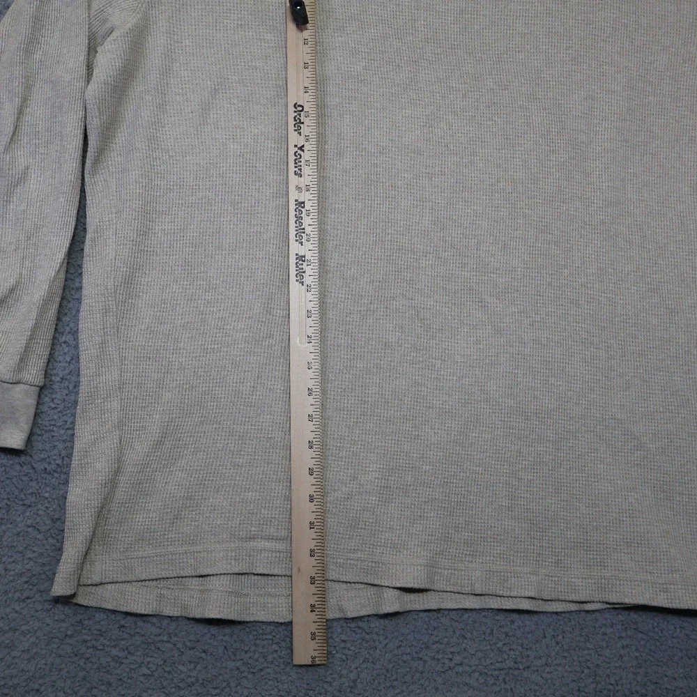 Polo Ralph Lauren Mens 3XLT Waffle Knit Thermal Long Sleeve Shirt Oatmeal Beige